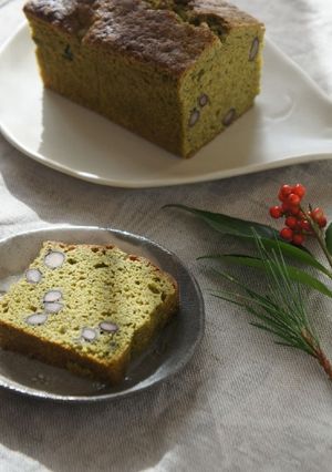 黒豆入り＊抹茶パウンドケーキ-レシピのメイン写真