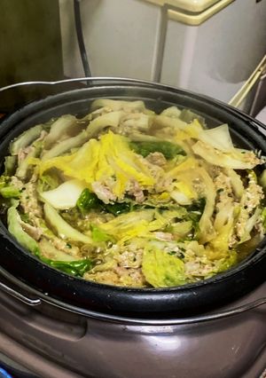 出汁から作る！白菜と豚肉のミルフィーユ鍋-レシピのメイン写真