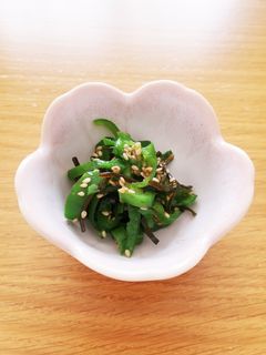 ピーマンの塩こんぶ和え-レシピのメイン写真