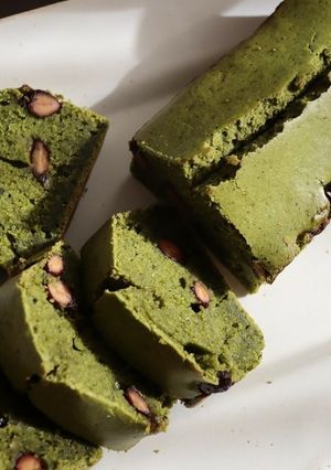 おせちリメイク☆黒豆☆抹茶パウンドケーキ-レシピのメイン写真