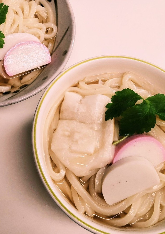 簡単！いりこのだしで力うどん☆(^-^)-レシピのメイン写真