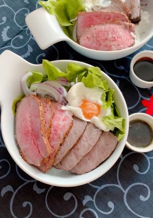 ローストビーフ丼-レシピのメイン写真