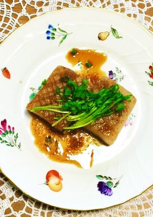 美味しい〜！簡単！こんにゃくの鉄板焼き-レシピのメイン写真