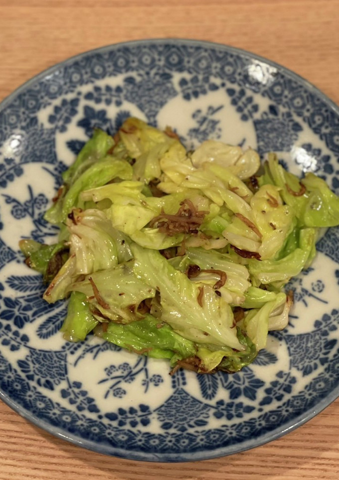 お節の活用 ちりめん山椒キャベツ炒め-レシピのメイン写真