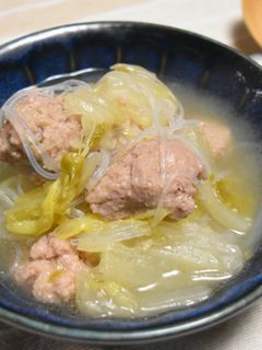 肉団子と白菜のスープ煮-レシピのメイン写真