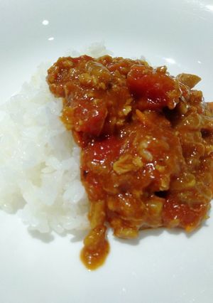 筑前煮リメイク バレない キーマカレー!-レシピのメイン写真