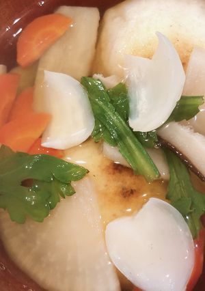 お雑煮　関東&薬膳-レシピのメイン写真