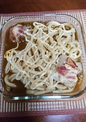 簡単！シーフードカレーうどんドリア-レシピのメイン写真