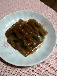 こんにゃくの甘辛煮-レシピのメイン写真