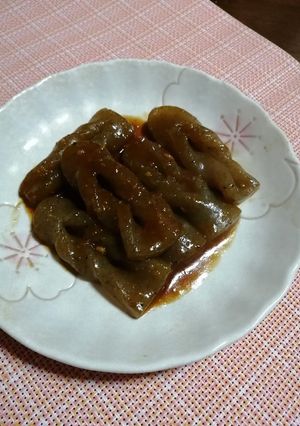 こんにゃくの甘辛煮-レシピのメイン写真