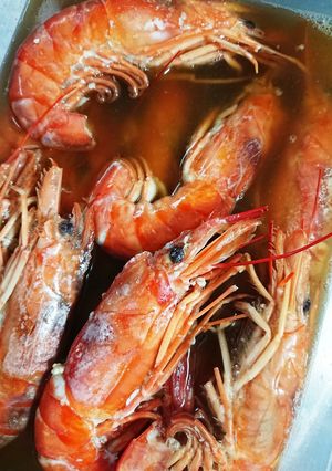 有頭えびの旨煮-レシピのメイン写真