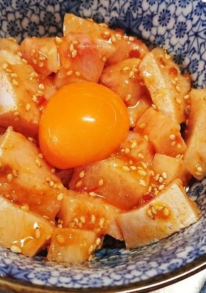 ブリのユッケ-レシピのメイン写真