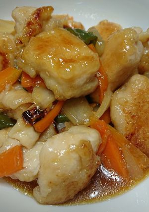 とりむね肉の甘酢炒め-レシピのメイン写真