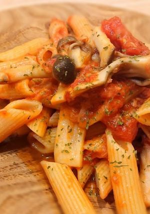 【ボスカイオーラ】ペンネをトマトソースで-レシピのメイン写真