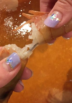 頭付き赤エビ・エビの簡単背わた取り方-レシピのメイン写真