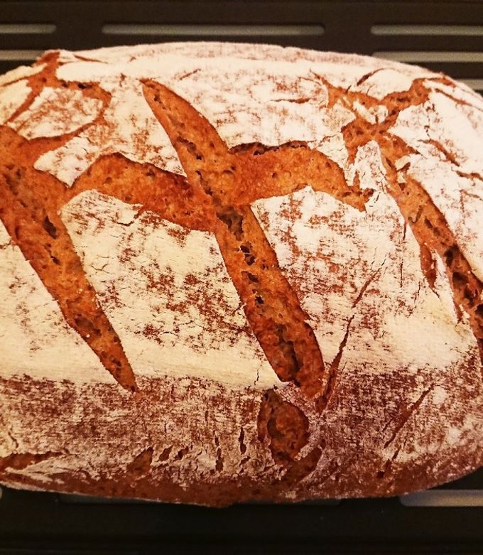 サワー種で田舎パン by マロあん 【クックパッド】 簡単おいしい