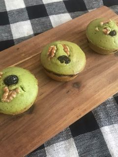 黒豆リメイク!抹茶と黒豆のマフィン-レシピのメイン写真