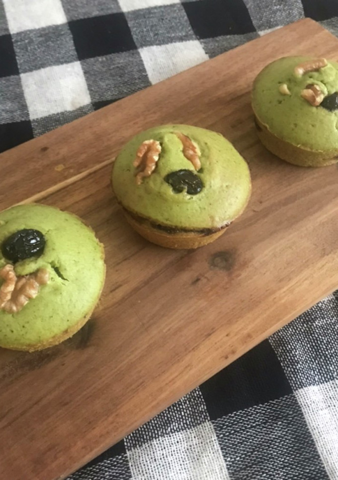 黒豆リメイク！抹茶と黒豆のマフィン-レシピのメイン写真