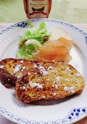 パンが硬くなったらフレンチトースト-レシピのメイン写真