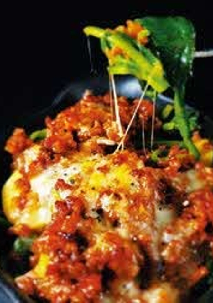 ほうれん草とじゃがいものミートソース焼き-レシピのメイン写真