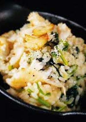 カレイとほうれん草のリゾット-レシピのメイン写真