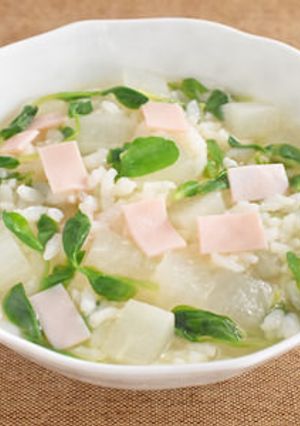 豆苗と大根の雑炊-レシピのメイン写真