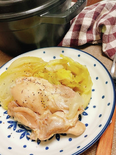 鶏肉とキャベツの無水煮込み♡低糖質-レシピのメイン写真
