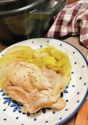 鶏肉とキャベツの無水煮込み♡低糖質-レシピのメイン写真