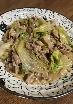 シャキシャキ♪レタスと豚肉の炒め物-レシピのメイン写真