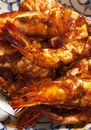 有頭エビの甘辛焼き-レシピのメイン写真
