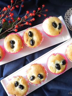 お節アレンジ☆黒豆と餡子のマフィン-レシピのメイン写真