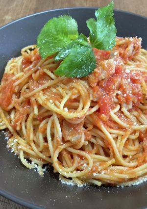 濃厚トマトパスタ-レシピのメイン写真