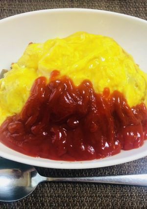 ずぼらの簡単 余ったおせちでオムライス-レシピのメイン写真