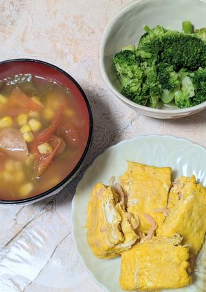 簡単★昼食！ブロッコリーの白だしバター-レシピのメイン写真
