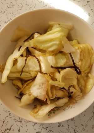 超簡単！キャベツの塩昆布柚子胡椒和え-レシピのメイン写真