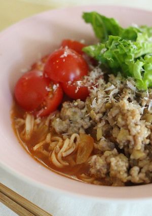 ソイデスリムのトマトラーメン-レシピのメイン写真