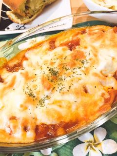 餃子の皮でラザニア-レシピのメイン写真