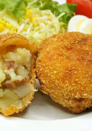 焼豚入りコロッケ（ごろんとゴロッケ）-レシピのメイン写真