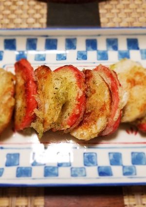 ズボラな私の蒲鉾磯辺焼き揚げ-レシピのメイン写真