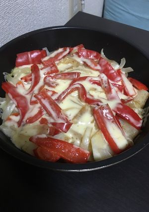 フライパン１つで野菜の重ね焼-レシピのメイン写真