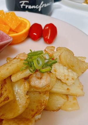 じゃがシーフードのバター醤油炒め-レシピのメイン写真