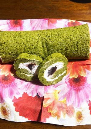 抹茶ロールケーキ-レシピのメイン写真