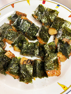余ったお餅アレンジ!甘辛バター海苔巻き-レシピのメイン写真
