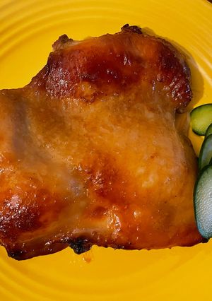 鶏モモ肉　パパローストチキン　オーブン-レシピのメイン写真