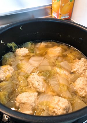 鶏団子野菜スープ-レシピのメイン写真