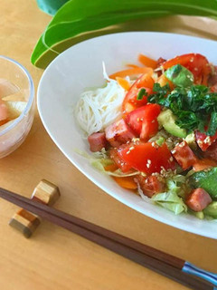 サラダそうめん-レシピのメイン写真
