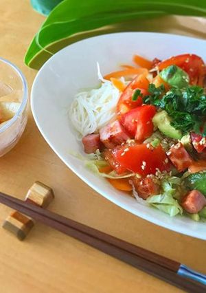 サラダそうめん-レシピのメイン写真