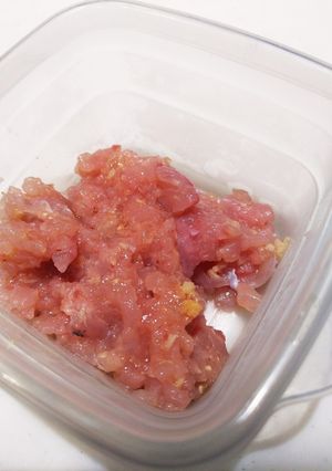 ばかうま！ハマチの中華風なめろう-レシピのメイン写真