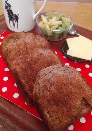 リメイク！黒豆煮汁 パン ホームベカリー-レシピのメイン写真