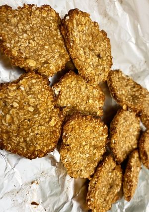 粉なし砂糖なしオートミールクッキー-レシピのメイン写真